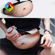 LETCE Funny Pack,  Belly Funny Belt Bag, Pop Creative Storage Bag Men
