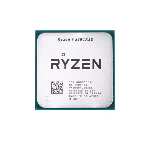 Bulk Ryzen 7 5800X3D R7 5000 Series 8-Core 3.4 GHz Socket AM4 105W 96MB L3 Cache Desktop CPU Process