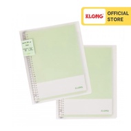 Sổ còng sắt Caro (6x6)mm nét đứt KLONG A4 100 tờ 100/76 MS: 522