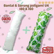 Polygamy Long Pillow Size 180x50cm Premium Silicon Filling