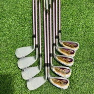 9PCS HONMA S07 4STAR WOMENS Golf Iron Set 5 6 7 8 9 10 11 Aw Sw Iron LADY Graphite Steel Shaft Golf 
