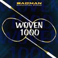 FELET HIGH-END RACKET WOVEN 1000 4U 82gram 3U 86gram 2U 90gram Badminton Racket 100% Original by FLE