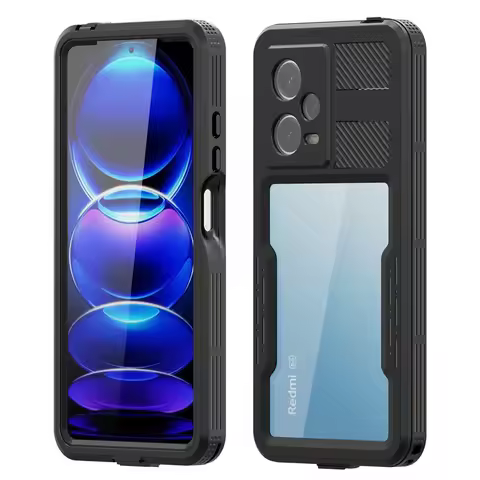 Shellbox IP68 Waterproof Diving Case for Redmi Note 14 13/12 Pro Underwater Shockproof Heavy Duty De