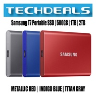 Samsung T7 Portable SSD | 500GB | 1TB | 2TB