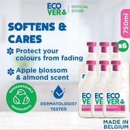 [Bundle of 6] Ecover Fabric Softener - Apple Blossom & Almond 750ml