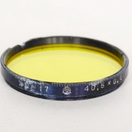 ZhS-17 40.5mm 黃色鏡頭濾鏡 40.5x0.5 40,5x0,5 蘇聯 LZOS 適用於 Jupiter-8