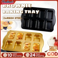 8 Cavity Mini Loaf Pan Non-stick Bread Pan Carbon Steel Brownie Pan Versatile Small Bread Loaf Pan
