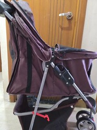 寵物車Bello啡色寵物推車 摺疊方便