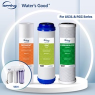 iSpring F3 Filter Replacement Cartridge Prefilter Replacement Supply Filter Cartridge Pack Set Rever