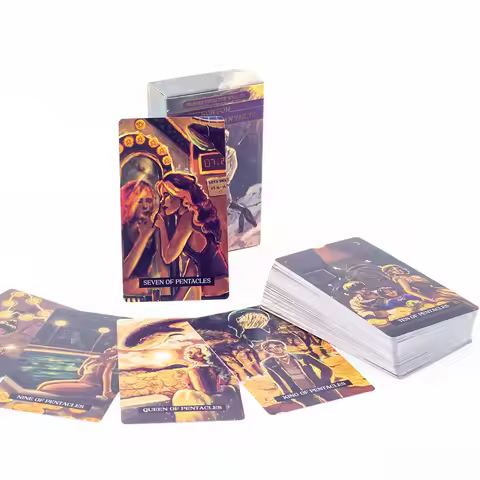 78 Pcs Cards 10.3*6cm Wishes From The Whales Tarot Immerses You In A Fascinating Realm of Oceanic Sp