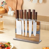 [chulisia] Magnetic Knives Block,Magnetic Knives Holder Stand,Storage (without Knives) Kitchen Tool 