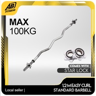 1.2M Standard Ez Curl Barbell / 1.2M Standard Ez Curl Barbell