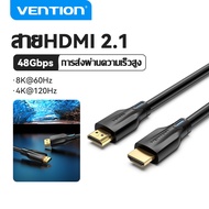 Vention สาย HDMI 2.1 ต่อทีวี 8K 60Hz 48Gbps สายhdmi 4kของแท้ สายอากาศทีวี Cable for สายเชื่อมต่อTV ส