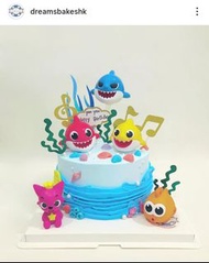 [ Baby Shark 主題蛋糕 ]  歡迎訂製 🎂🍰🍮 — 查詢/頂購