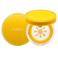 ELROEL Pang Pang Yellow Sun Cushion Plus SPF50+ PA++++ 15g Cica Cooling Tone-Up Sunscreen Cushion Mo
