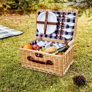 PRE-ORDER KMART (ANKO) BIG RATTAN PICNIC BASKET SET (IMPORTED FROM AUSTRALIA 🇦🇺)