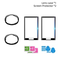 20240718เลนส์ป้องกันหน้าจอ + ฟิล์มกรอบป้องกันสำหรับ Insta ชุดกล้อง X4 360กันรอยสำหรับอุปกรณ์ X4 Inst