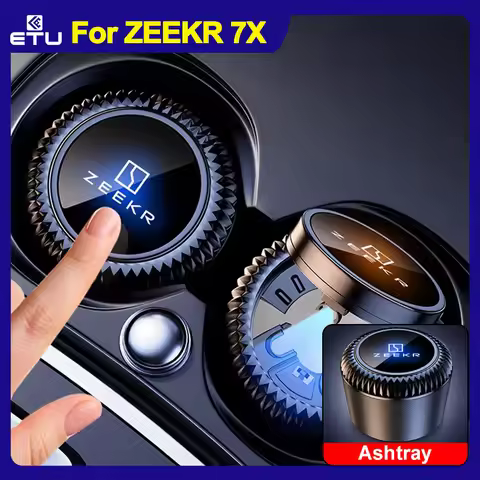 For Zeekr 7X Car Ashtray High-end Smart Ashtray ZEEKR 007 009 001 Luminous Ashtray Car Supplies zeek