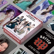 【0011245e6j56.my】 明星卡牌 Star Card BABYMONSTER 团体周边盒装   张  三寸镭射卡   LOMO卡照片  卡膜  卡册  three inch laser c
