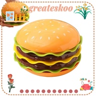 GREATESKOO Mini Dinner Plate, 5/7 Layers Multi-functional Stackable Hamburger Plate Set, Creative Bu