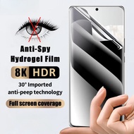 3D Anti-Spy Hydrogel Film For Huawei Mate 40 40E 50 50E 60 70 Pro Pro+ RS Porsche Ultimate 4G 5G Scr