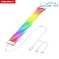 สาย PC RGB GPU 5V Argh 8Pin สายเคเบิลซิงค์24Pin พีซี C260EX C200EX สาย PSU RGB 3PIN X 2 + 4PIN สำหรั