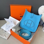 Hermes • Mini Evelyne 16 P3北方藍銀釦 大全配有購證