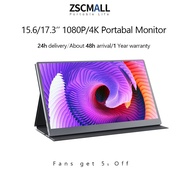 [🔥17.3 4K🔥 ZSCMALLS 15.6 17.3'' 1080P 4K Portable Monitor for Laptop Large Screen with HDR Ultra Slim &amp; Eye Care Travel Monitor External Screen for Laptop PC PS5 Mac Xbox