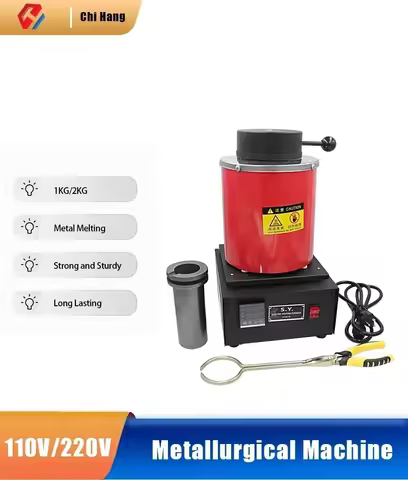 New 1KG/2KG Gold Melting Furnace Metal Melting Machine Equipment Smelting Metallurgical Machine
