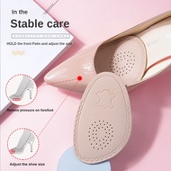 High Heel Forefoot Pad Thickened Half Size Pad Super Soft Leather Shoes Insole Women's Anti-Foot Pai