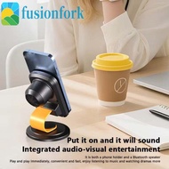 FUSIONFORK​ Mobile Phone Stand, Adjustable 360° Multi-functional Smart Bluetooth Speaker, Bluetooth 