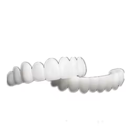 Big Size Silicone Gel Cosmetic Snap on Perfect Smile Dental Fake False Teeth Cover Bleach Veneers De