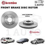GENUINE BREMBO FRONT BRAKE DISC ROTOR HONDA CIVIC SR4 EG8 EG5 EH5 SO4 EJ6 EJ7 EJ8 EJ9 1.5 1.6
