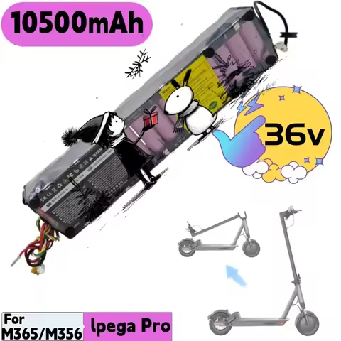 M365 M356 Ipega Pro Electric Scooter Dedicated Battery, 36V 10500mAh 10.5Ah Lithium-ion Replacement 