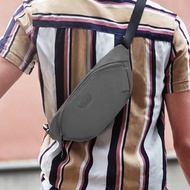 美國 TRAVELON | Coastal帆布雙層斜背腰包(岩灰) | 隨身 貼身包