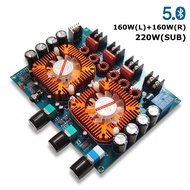 2 TDA7498E Bluetooth 5.0 Digital Power Amplifier Board 160W*2+220W Stereo 2.1 Channel Amp DC32V