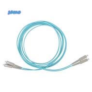 SAMO OM3 Fiber Optic Cable, Multimode Duplex SC/UPC To SC/UPC Fiber Patch Cord, Fiber Jumper Cord Cy