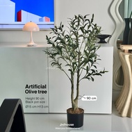[พร้อมส่ง] Jnihouse : ต้นมะกอกปลอม Artificial Olive Tree (ลำต้นคู่)