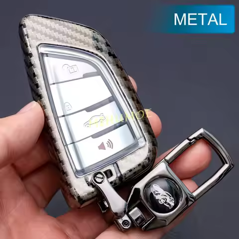 For BMW X1 X2 X3 X4 X5 X6 X7 116i 220i 330i 330d 430i 520i 530i 730i 840i Carbon Fiber Metal Car Key