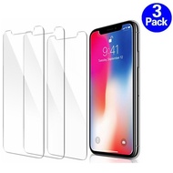 3 Pack Apple iPhone 11 12 13 Pro Max Half Frame Screen Glass Protector iPhone X XR XS Max 7 8 6 6s Plus