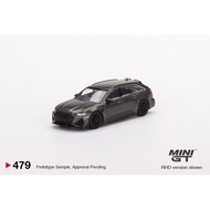 Mini GT No. 479-L Audi ABT RS6-R Daytona Grey
