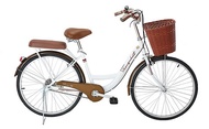 Xe đạp đường phố City Thống Nhất New 26 26 inch Trắng