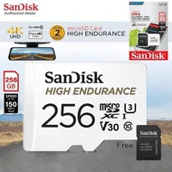 SANDISK HIGH ENDURANCE 256GB microSD card(SDSQQNR)Memory Car camera/ Kamera Kereta.,CCTV 4K UHS