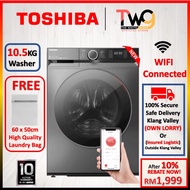 TOSHIBA 10.5KG TW-BK115GF4M Inverter Front Load Fully Auto Washing Machine With Ultra Fine Bubble