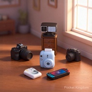 Ready Stock Kamera Projektor Mini Realistik DIY Hiasan Meja Hadiah Set