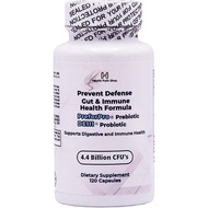 Gut & Immune Health Formula – Probiotic & Prebiotic with PreforPro® & DE111® – 120 Capsules