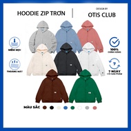Unisex zip-upJacket local brand Otis Club - Plain Zip Hoodie