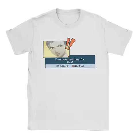 Personas 3 Graphic Print T Shirt for Men Women Video Game 100% Cotton Tee Shirt Clothing