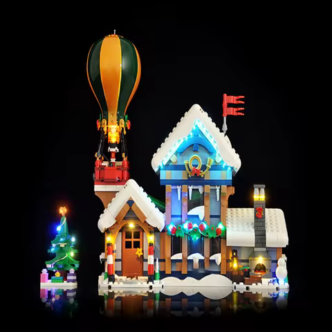 LYBMTWF LED Lighting Kit Compatible with Lego 10339 Santas Post Office Building Model (NOT Include T