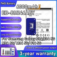 EB-BM146ABY Large capacity Battery For Samsung Galaxy F54/F34 5G/M54 5G/ M34 5G/F14 5G Batteries New
